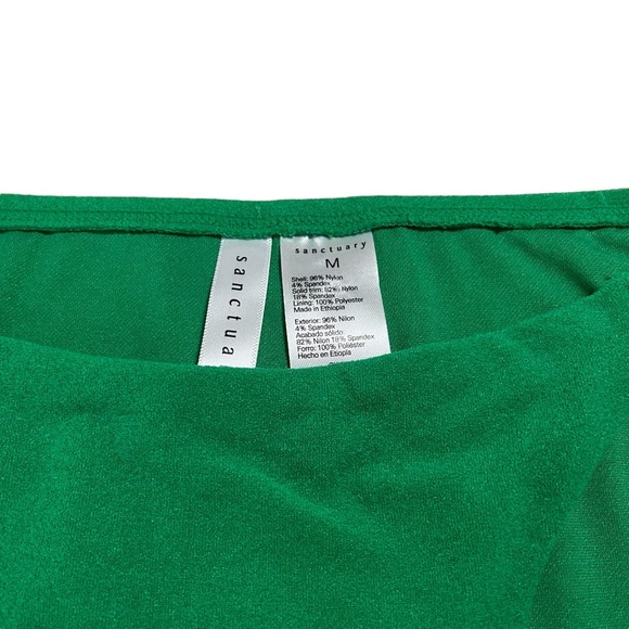 Sanctuary swim sandbar solids green bikini NWT size medium underwire - Picture 4 of 13